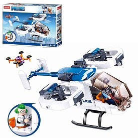 Конструктор SLUBAN M38-B0823 "Police": Поліцейський вертоліт, 161 дет. - 1 - smarttoys.com.ua