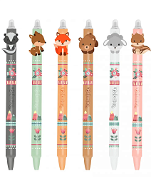 Ручка пиши-стирай 0,5 синя LITTLE FOXES дисплей 36шт COOLPACK /36/ - 1 - smarttoys.com.ua