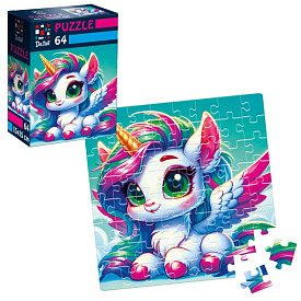Пазли De.tail. Замріяна єдиноріжка. 64 деталі DT1234-01 - 1 - smarttoys.com.ua