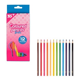 Олівці кольорові Yes 12 кол. "Barbie" рожевий - 1 - smarttoys.com.ua