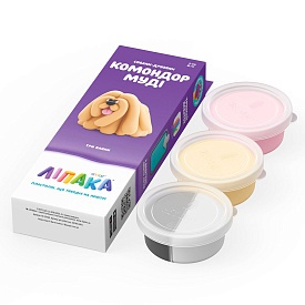 Набір пластиліну, що самостійно твердіє, ЛІПАКА – СОБАКИ-ДРУЗЯКИ: КОМОНДОР МУДІ - 1 - smarttoys.com.ua