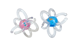 LI 325 Прорізувач для зубів з брязкальцем т/м "Lindo" - 1 - smarttoys.com.ua