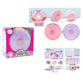 Набір для творчості K2828 скринька з ключами, намистини,мішура,клей,пінцет,сюрприз,аксес.,світло, - 1 - smarttoys.com.ua