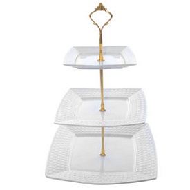 Фруктовниця фарфор 3 яруси 6"/8"/10"(15/20/25см) MC2656 (12шт) - 1 - smarttoys.com.ua