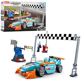 Конструктор SLUBAN M38-B0762 "Racing Team": формула-1, болід, фігурка, 210 дет. - 1 - smarttoys.com.ua