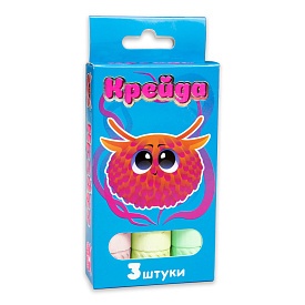 Крейда Куля - 3 штуки Strateg різнокольорова (50122) - 1 - smarttoys.com.ua