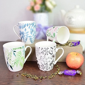 Чашка "Leaves" 350мл RX00832 - 1 - smarttoys.com.ua