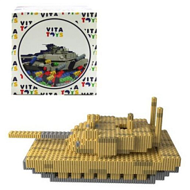 Іграшка-конструктор дитяча "Пікселі" Танк АБРС (1,5) - 2 - smarttoys.com.ua