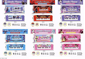 Піаніно 9105-1 /2/4/5/6/8 (216/2) звукові ефекти, 2 режими роботи, мелодія, звуки нот, в коробці - 1 - smarttoys.com.ua