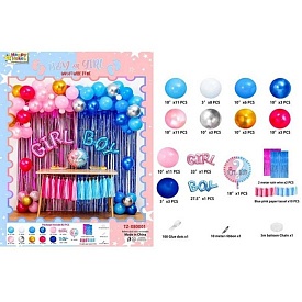 Повiтрянi кульки MK 5488 Gender party, 82 шт., хлопчик-дівчина, кул., 28-38-2 см. - 1 - smarttoys.com.ua