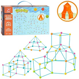 Конструктор 136-3 каркас, тент, 68 дет., світиться, кор., 35-22-6 см. - 1 - smarttoys.com.ua