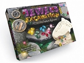 Набір для проведення розкопок "JEWELS EXCAVATION" камні укр - 1 - smarttoys.com.ua