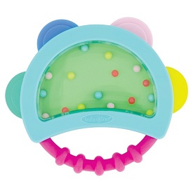 Infantino Брязкальце з прорізувачем "Тамбурин", 315260 - 1 - smarttoys.com.ua