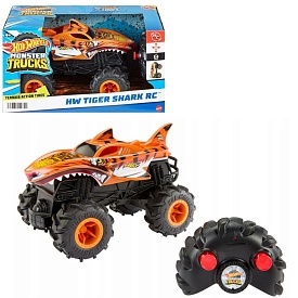 Збільшена машинка-позашляховик 1:24 на радіокеруванні «Тигроакула» HOT WHEELS® Monster Trucks - 1 - smarttoys.com.ua
