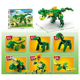 Конструктор 8970-2 6в1, динозаври, 160дет, кор., 21,5-15-4,5см - 1 - smarttoys.com.ua