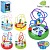 Дерев'яна іграшка лабiринт MD 0810 на дроті,слово на англ,мікс видів,1ящик - 1 вид,кор.,9,5-13-9,5см - 1 - smarttoys.com.ua