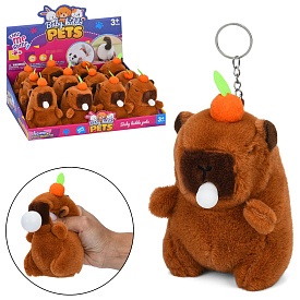 М'яка іграшка 7622B-59 капібара, жуйка, брелок, 12 шт. в диспл., 34-27-10 см. - 1 - smarttoys.com.ua