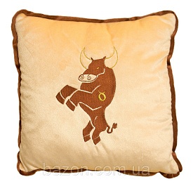 М'яка іграшка Zolushka Подушка Зодіак тілець 32см (468-10) - 1 - smarttoys.com.ua