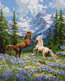 Набір для розпису по номерах "Вільна пара у лісі" 40х50см - 1 - smarttoys.com.ua