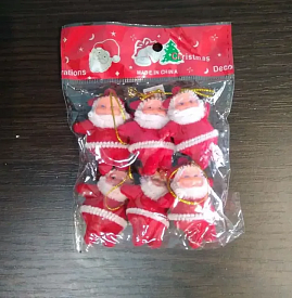 Набір игрушек Санта Клаус 6 шт Набір (маленький) - 1 - smarttoys.com.ua