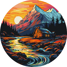 Набір для розпису по номерах. "Будинок біля струмка" d29см - 1 - smarttoys.com.ua