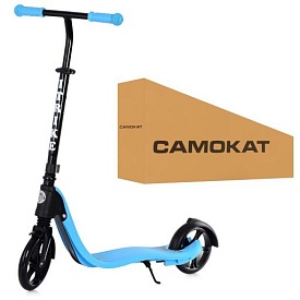 Самокат SR 2-082-BL алюм.,2кол.ПУ200мм-пласт.,кермо93/103см.,підніжка51/33-13см.,підставка,блакитний - 1 - smarttoys.com.ua