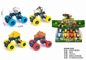 Іграшка №KZ958-703D позашляховик голова тварини в упак. 8шт 4 види - 1 - smarttoys.com.ua