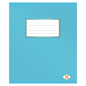 Зошит, 12 аркушів, коса лінія, з додатковою лінією, "Фонова", Тетрада - 1 - smarttoys.com.ua