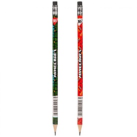 Олівець Yes ч/гр круг. з ласт. в пл. тубі, 36шт/уп "Minecraft. TNT" 2 диз. мікс - 1 - smarttoys.com.ua