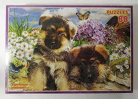 Пазл "Песики овчарки" 88 ел.  - 1 - smarttoys.com.ua