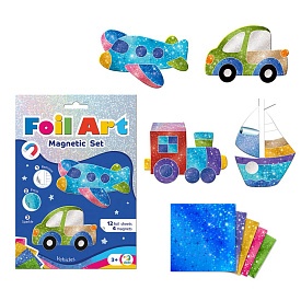 200308 Магнітний набір для творчості з фольгою «Транспорт» - 1 - smarttoys.com.ua