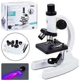 Оптичний прилад W5802A мікроскоп, 40-16000 Х, інструменти, світло, бат.(табл), кор., 32,5-28-14 см. - 1 - smarttoys.com.ua