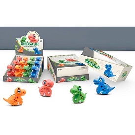 Іграшка 555-3A  динозавр, заводний, 4 кольори, 12 шт. в диспл., 27,5-23-10 см. - 1 - smarttoys.com.ua