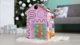 Бізібудинок  55х30х30 см рожевий - 11 - smarttoys.com.ua