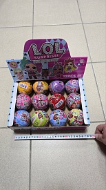 Куля ЛОЛ, LOL surprise!, ціна за 1 шт, в коробці 12 шт - 1 - smarttoys.com.ua