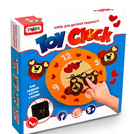 Набір для творчості "Toy clock MIX 4 виду"(укр.), в кор-ке 21,7 см-24см-5см - 1 - smarttoys.com.ua