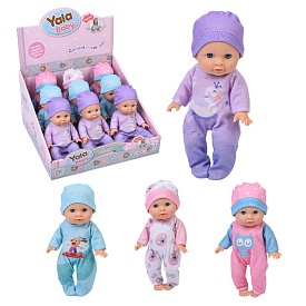 Пупс YL2520A-B  3 види, 9 шт. в диспл., 30-18,5-31,5 см. - 1 - smarttoys.com.ua