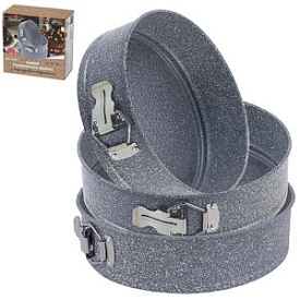 Форми роз'ємні "Мармурове покриття" 3шт/наб 18/20/22*6.8см MH-3777 - 1 - smarttoys.com.ua