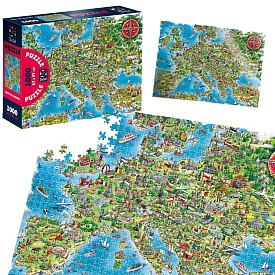 Пазли De.tail. Мапа Європи. 1000 деталей DT1000-16 - 1 - smarttoys.com.ua