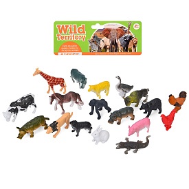 Фігурка B15 набір тварин, 18шт, кул., 15-17-4 см. - 1 - smarttoys.com.ua