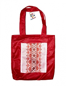 Сумка з кишенею "Вишиванка" 02, 40х35 см ручка 60 см - 1 - smarttoys.com.ua
