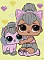 Вибіркова алмазна мозаїка для дітей "LOL Surprise! Kitty Queen With Kitty Kitty" 15x20см - 1 - smarttoys.com.ua