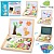 Дерев'яна іграшка Дошка магнiтна MD 0815 2в1(для малювання),двустороння,пенал,крейда,губка,маркер,3в - 1 - smarttoys.com.ua