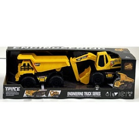 Будтехніка 210-131C інерція,набір2шт(самоскид,екскаватор)звук,світло,рухл.дет.бат.кор35,5-11-11,5см - 1 - smarttoys.com.ua