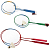 Бадмінтон залізний MS 0752 ракетки 2 шт., волан, 3 кольори, сітка, 56,5-20,5-4,5 см. - 1 - smarttoys.com.ua