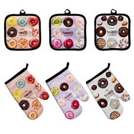 Рукавиця-прихватка "Donuts" 2пр/наб 16*25/17*17см., R32344 - 1 - smarttoys.com.ua