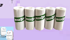 Набір білого паперу для дитячого термопринтера, клейка, 5 шт. в пакеті - 1 - smarttoys.com.ua