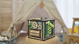 Бізікуб 15х15х15 см сірий - 6 - smarttoys.com.ua