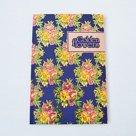 Блокнот TM Profiplan "Golden Flowers" dark blue, A5 - 1 - smarttoys.com.ua