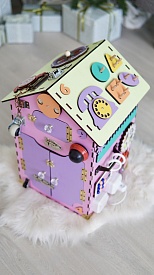 Бізібудинок  55х30х30 см рожевий - 12 - smarttoys.com.ua